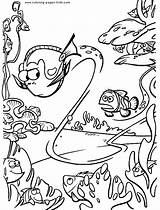 Coloring Pages Nemo Finding Disney Dory Color Kids Printable Marlin Sheets Sheet Cartoons Book Found Select sketch template