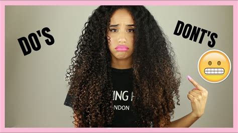 curly hair do s and don ts styling mistakes to avoid youtube