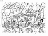 Parade Thanksgiving Clipart Coloring Pages Disney Cliparts Clip Library Template sketch template