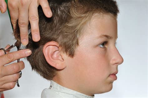 children  hairstyle stock image image  people trimmer