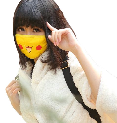 kawaii clothing pikachu pokemon anti dust face mask japan