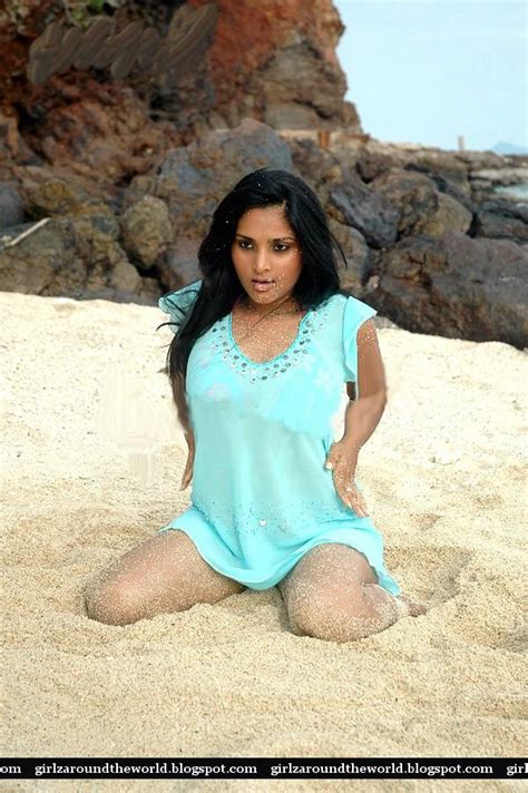divya spandana wet inwhite tshirt exposing her sexy body hot images girlz around the world