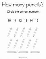 Coloring Pencils Many Circles Color Worksheet Rulers Change Twistynoodle Style Template sketch template