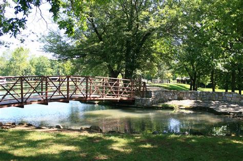 pretty park with bridge stock image image of calm