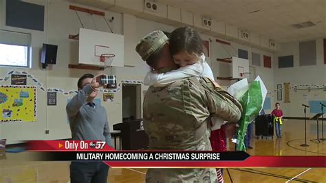 military dad surprises daughter at oxbow elementary