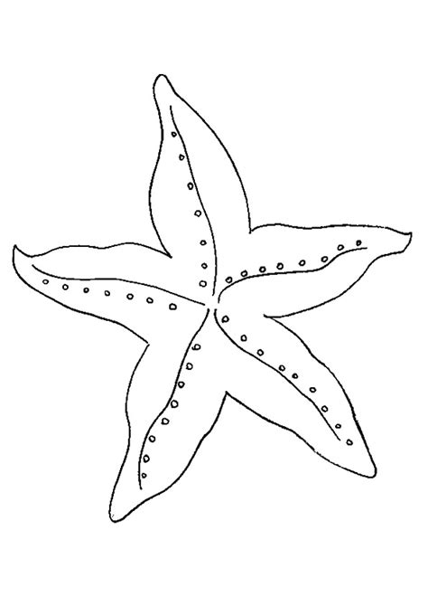 cartoon starfish coloring pages