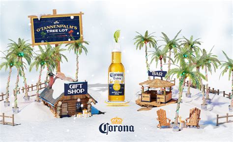 corona extra offers festive ar experience inspired   otannenpalm