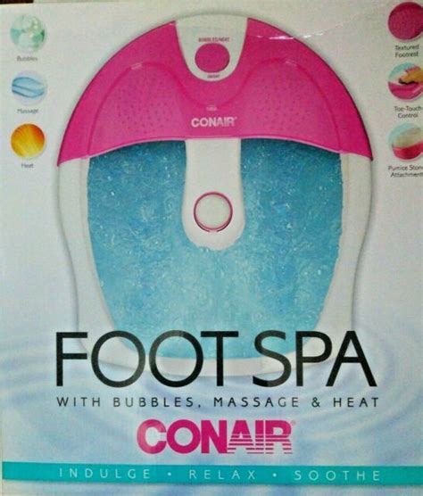 conair foot spa with bubbles massage and heat for sale online ebay