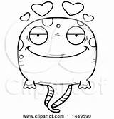 Tadpole Mascot Lineart Pollywog Print sketch template