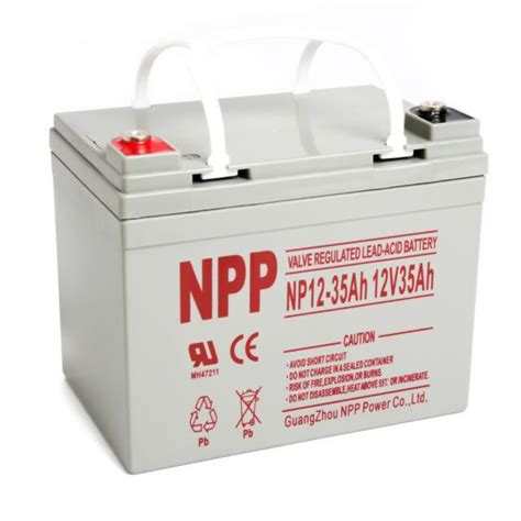Npp 12v 35ah Rechargeable Sealed Lead Acid Battery For Ups And Security