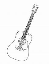 Guitar Coloring Pages sketch template