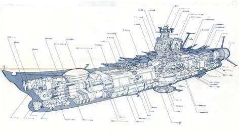yamato     cosmodna space battleship battleship spaceship art