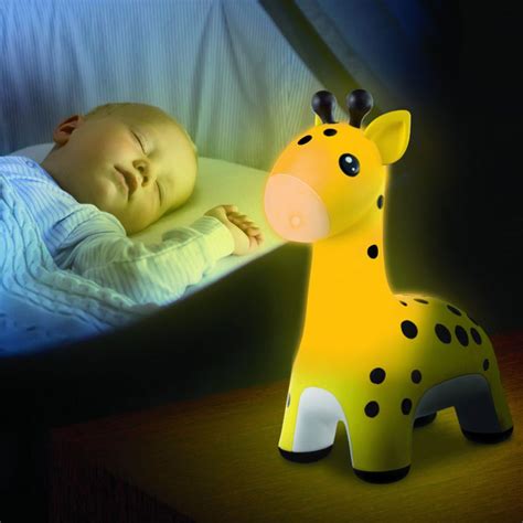 baby homedics nightlight animals sleep night light bedside lamp toddler kids ebay