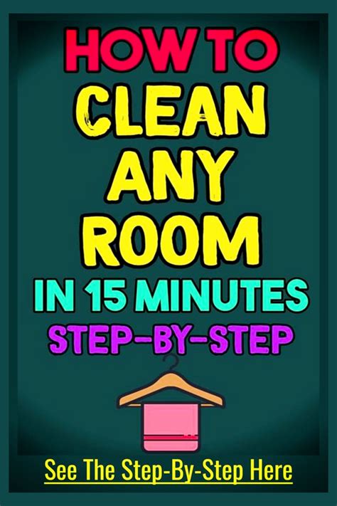 checklist step  step   clean  room fast  feeling