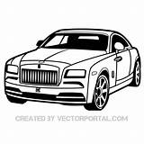 Rolls Luxury Vehicle Vectorportal sketch template