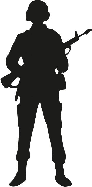 Soldier Outline Cricut Soldier Silhouette Silhouette