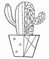 Cactus Pages Kaktus Succulent Ausmalbilder Cacti Ausdrucken sketch template