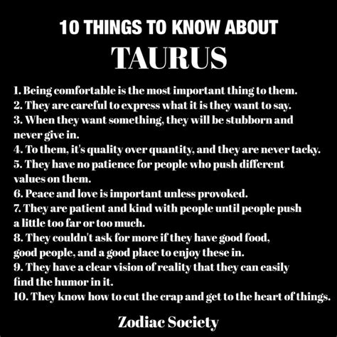 10 Things To Know About Taurus Zodiacsociety Taurus