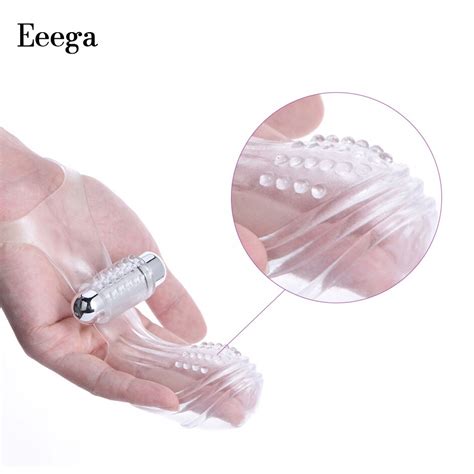 Finger Sleeve Vibrator For Women G Spot Massager Clit Stimulate Female