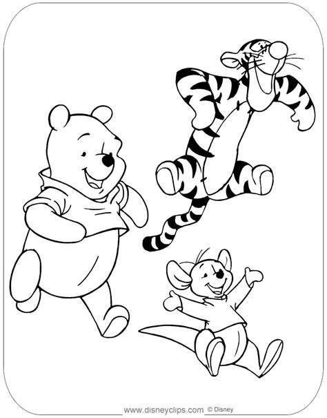 coloring pages winnie  pooh  dxf include