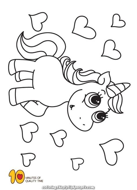 amazing unicorn  hearts  paint heart coloring pages coloring