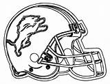 Coloring Pages Detroit Helmet Football Lions Broncos Logo Color Kids Denver Tigers Helmets Clipart Bears Drawing Print Lion Chicago Cleveland sketch template