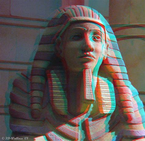 sphinx use red cyan 3d glasses photograph by brian wallace