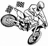 Rider Trail Dirtbike Shutterstock Coloringpagesfortoddlers Similaires Vectorielle Droits sketch template