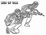 Coloring Pages Men War Military Army Printable Color Guy Getcolorings sketch template