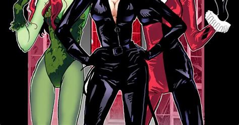 Poison Ivy Catwoman And Harley Quinn Comics And Super