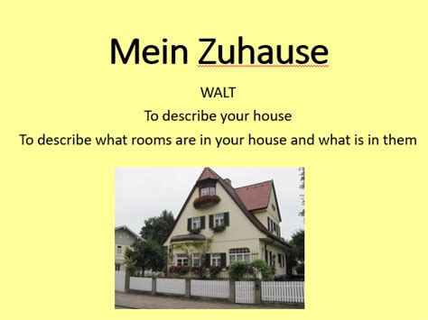 mein zuhause aqa gcse german teaching resources