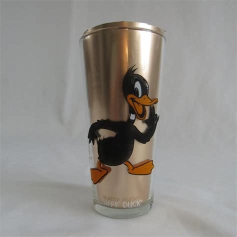 Pepsi Dining Daffy Duck Pepsi Glass Tumbler 6 Oz Collectible