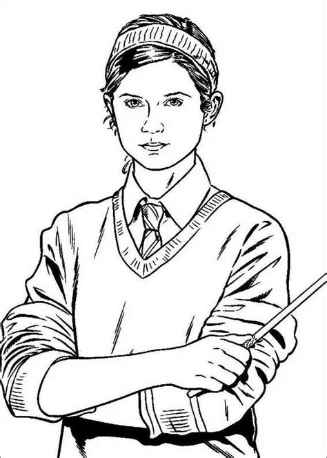 harry potter  coloring page