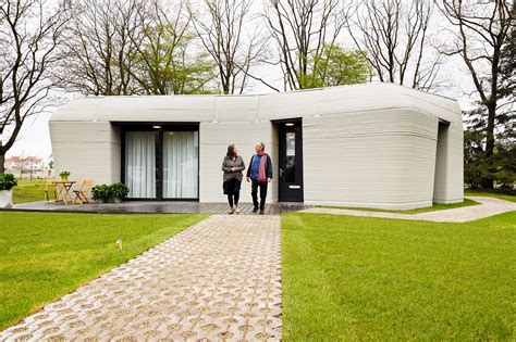 future    printed houses start   inhabited   netherlands archdaily