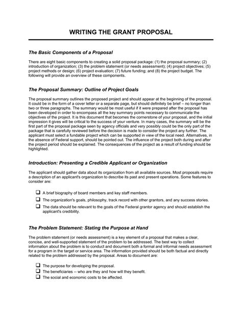 cover letter  grant proposal    letter template collection