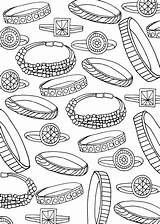 Bracelets Rings Preserver sketch template