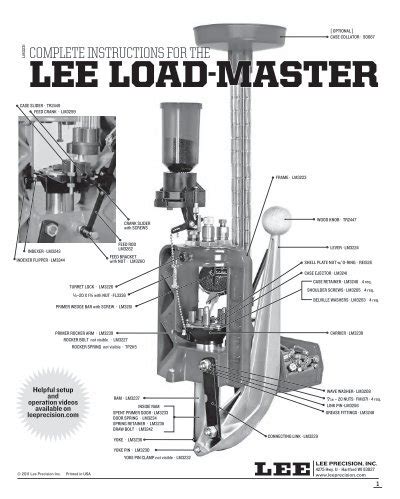 lee load master lee precisioninc