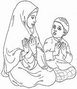 Ramadan Mewarnai Islami Familyholiday Sketsa Coloriages Musulman Terbaru sketch template