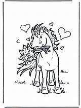 Paard Caballo Verliefd Pferd Kleurplaten Ramo Valentin Cheval Paarden Caballos Valentijn Enamorado Pferde Nukleuren Verliebtes Amoureux Apaixonado Cavalo Cavallo Innamorato sketch template