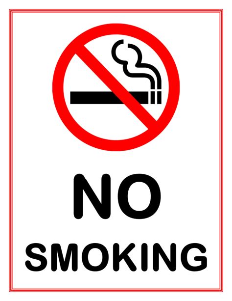 smoking sign archives freewordtemplatesnet