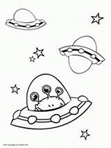 Ufo Space Coloring Colouring Pages Sheet Aliens Designlooter Printable 44kb 240px sketch template
