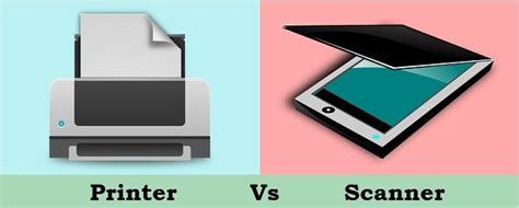difference  printer  scanner  comparison chart tech