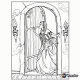 Coloring Pages Gothic Adult Sheets Printable Fairy Book Color Grown Ups Fantasy Colouring Journal Adults Steampunk Print sketch template