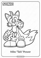 Tails Prower Hedgehog 5x11 Coloringhome sketch template