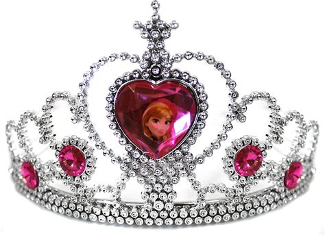 disney princess tiara girls elsa anna or cinderella crown fancy dress