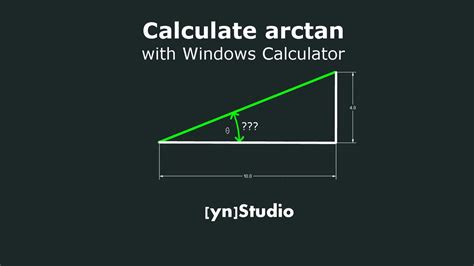calculate arctan  windows default calculator youtube