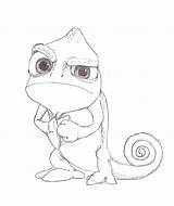 Disney Pascal Drawing Tangled Drawings Coloring Rapunzel Character Dibujos Deviantart Easy Sketches Pages Watching Draw Sarcastic Colored Faciles Pencil Chameleon sketch template