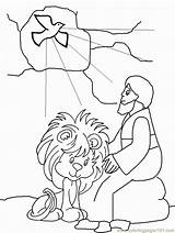 Coloring Daniel Den Lions Printables Character sketch template