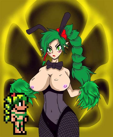 Rule 34 1girls Breasts Bunnysuit Dryad Dryad Terraria Female Female