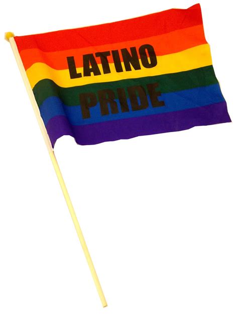 3 latino pride flags on stick qx shop
